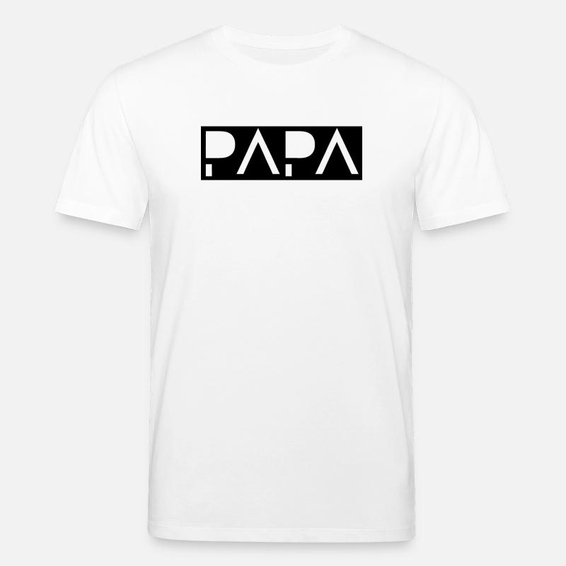 Papa - Stanley/Stella Unisex Bio-T-Shirt CREATOR - Weiß