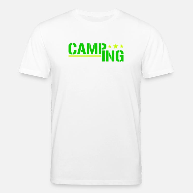 Camping - Stanley/Stella Unisex Bio-T-Shirt CREATOR  - Weiß