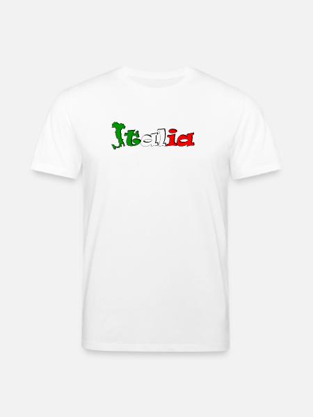 T-shirt logo Italia - Stanley/Stella CREATOR Unisex Organic T-Shirt - white