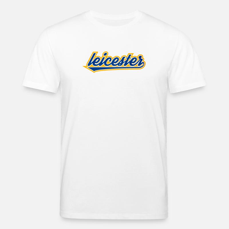 Leicester Script Swoosh auf Kleidung - Stanley/Stella Unisex Bio-T-Shirt CREATOR  - Weiß