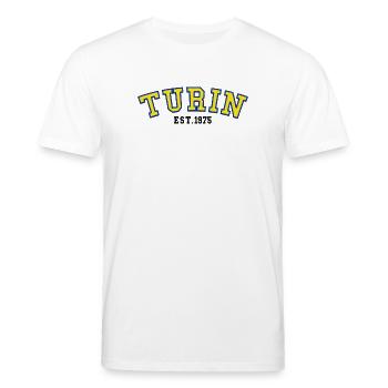 Turin Est.1975  - Stanley/Stella CREATOR Unisex Organic T-Shirt - white - Front - Alina (178cm) & Michal (187cm)