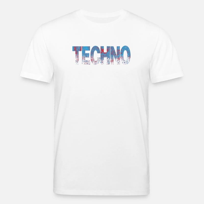 Techno Texte en difficulté Art - T-shirt bio CREATOR Stanley/Stella Unisexe - blanc