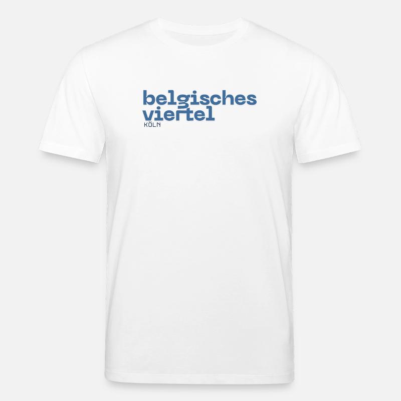 Quartier belge - Quartier de Cologne - T-shirt bio CREATOR Stanley/Stella Unisexe - blanc