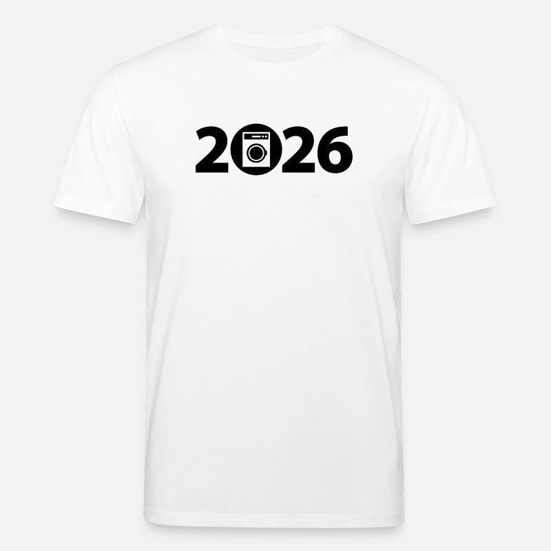 Machine à laver 2026, lessive 2026 - T-shirt bio CREATOR Stanley/Stella Unisexe - blanc
