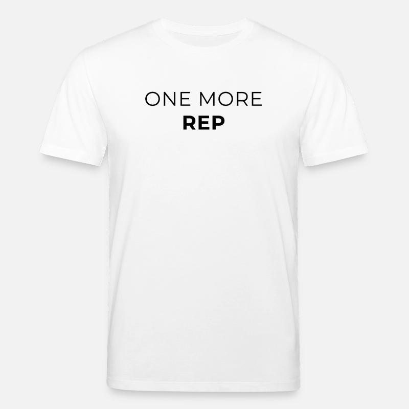 One more Rep - Gym Design - Stanley/Stella Unisex Bio-T-Shirt CREATOR  - Weiß