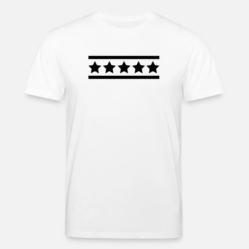 sterne_symbol - Stanley/Stella Unisex Bio-T-Shirt CREATOR  - Weiß