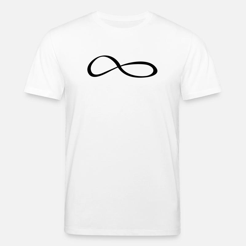 Symbole du signe d’infini - T-shirt bio CREATOR Stanley/Stella Unisexe - blanc