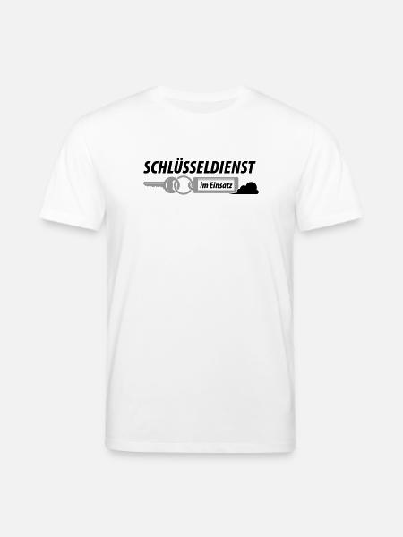 Schlüsseldienst im Einsatz - Stanley/Stella Unisex Bio-T-Shirt CREATOR - Weiß