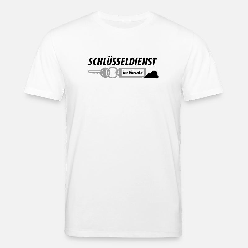 Schlüsseldienst im Einsatz - Stanley/Stella Unisex Bio-T-Shirt CREATOR  - Weiß