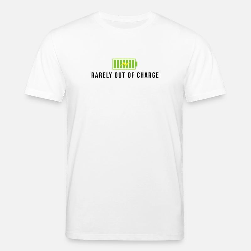 Batterie de vélo électrique rarement déchargée - T-shirt bio CREATOR Stanley/Stella Unisexe - blanc