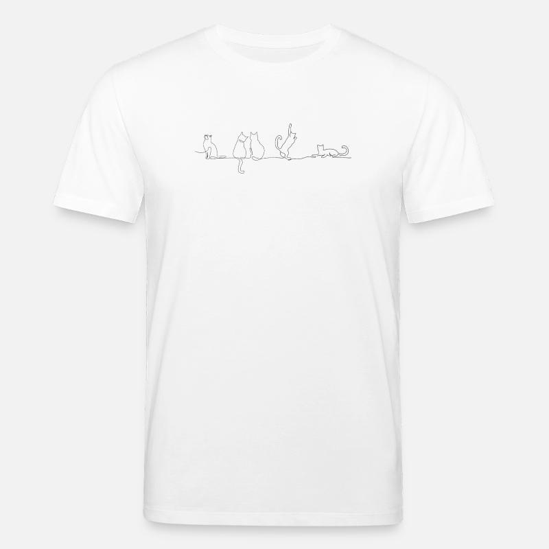 Chat chat chat - T-shirt bio CREATOR Stanley/Stella Unisexe - blanc