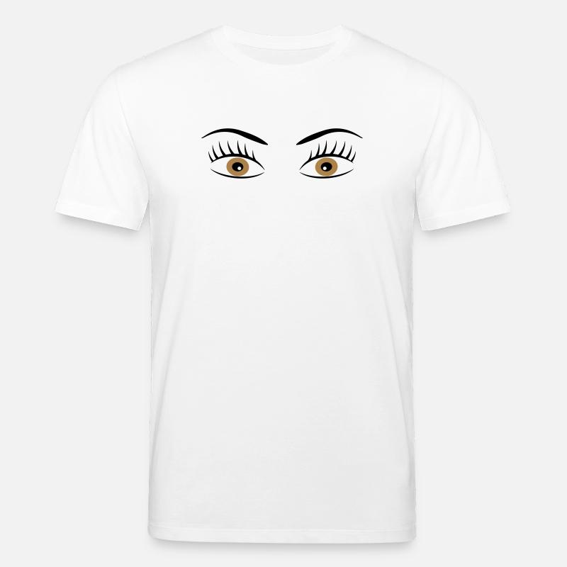 2541614 15414855 øje - Stanley/Stella CREATOR økologisk unisex-T-shirt - hvid