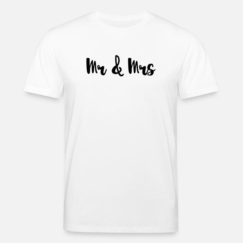 Mr & Mrs Design pour les mariages - T-shirt bio CREATOR Stanley/Stella Unisexe - blanc
