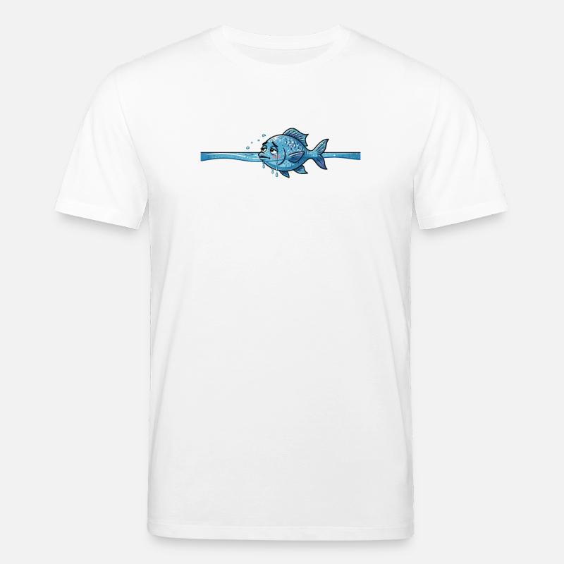 Fisch Meerestier - Stanley/Stella Unisex Bio-T-Shirt CREATOR  - Weiß