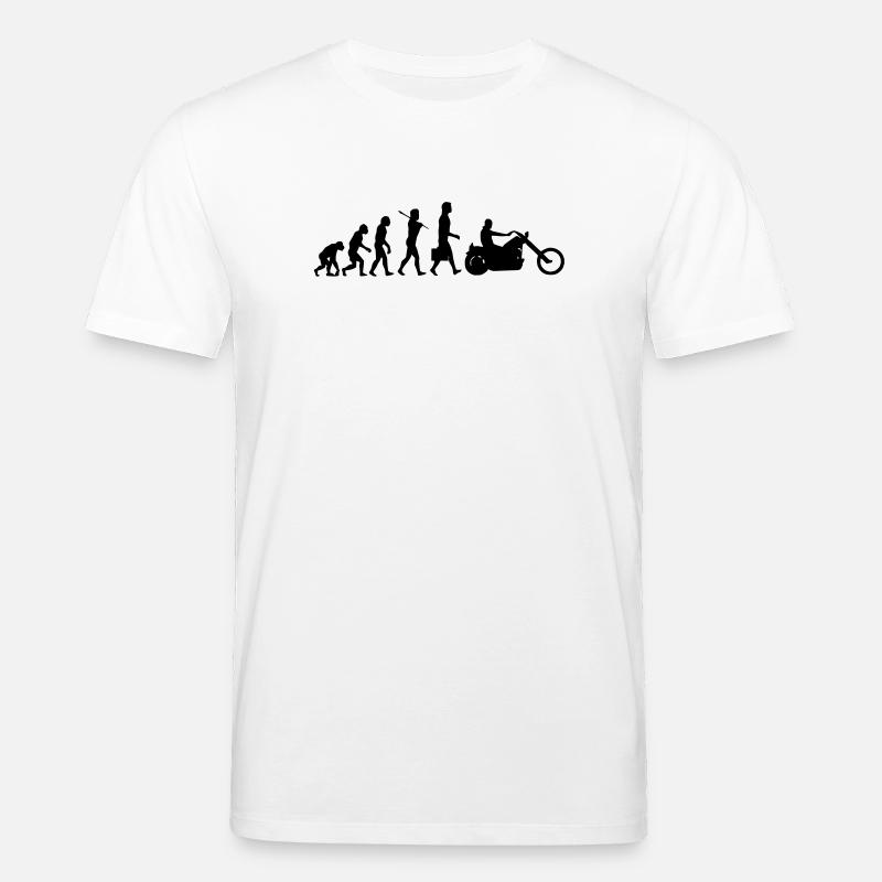 evolution_chopper - Stanley/Stella Unisex Bio-T-Shirt CREATOR  - Weiß