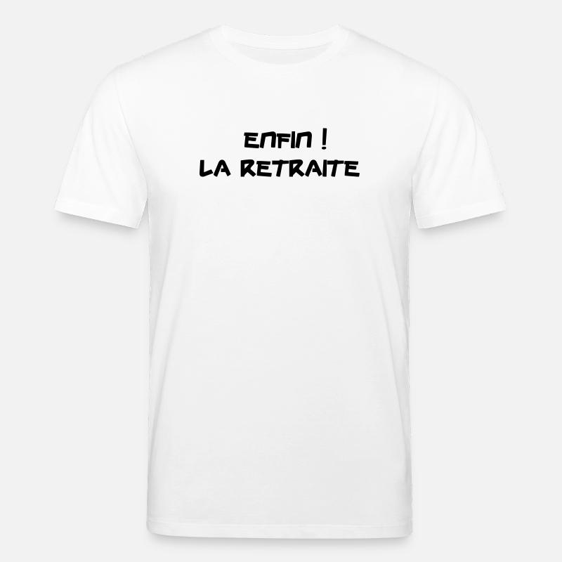 Endlich! Ruhestand - Stanley/Stella Unisex Bio-T-Shirt CREATOR  - Weiß