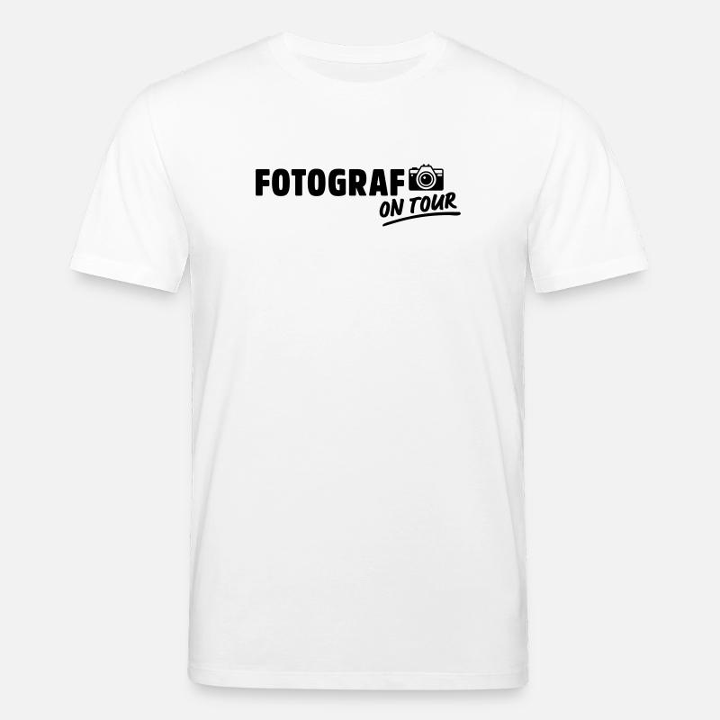 fotograf on tour - Stanley/Stella Unisex Bio-T-Shirt CREATOR  - Weiß