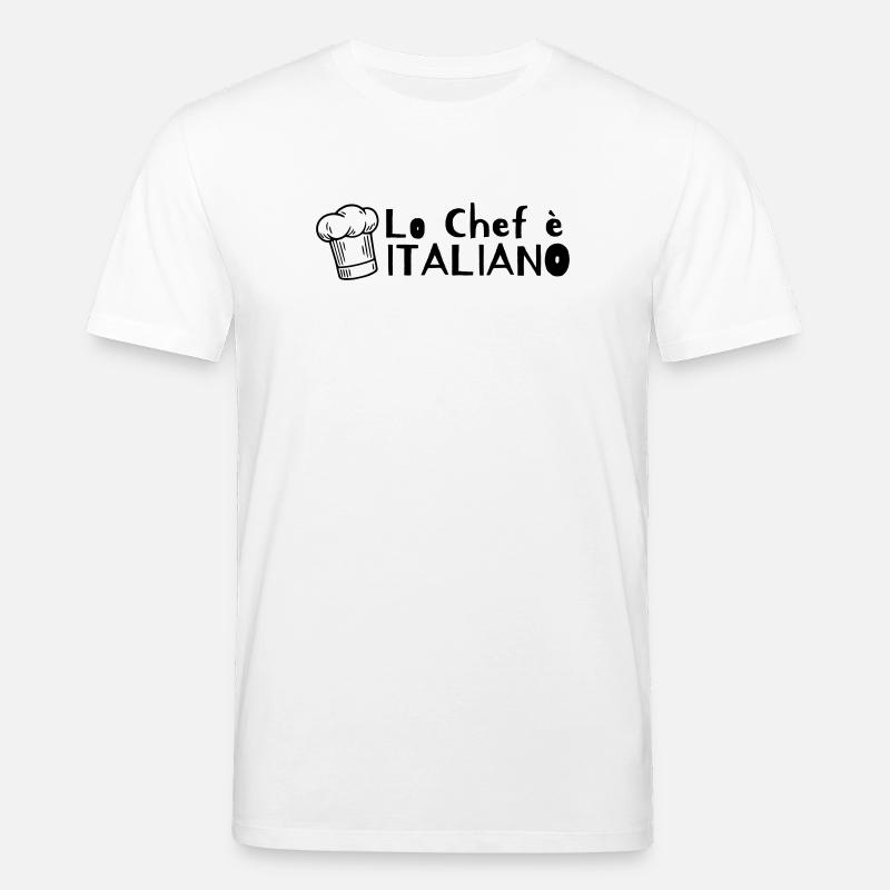 Lo chef è Italiano - Stanley/Stella Unisex Bio-T-Shirt CREATOR  - Weiß