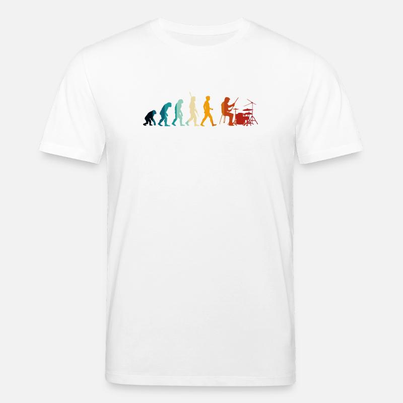 Battery Evolution - Stanley/Stella CREATOR Unisex Organic T-Shirt - white