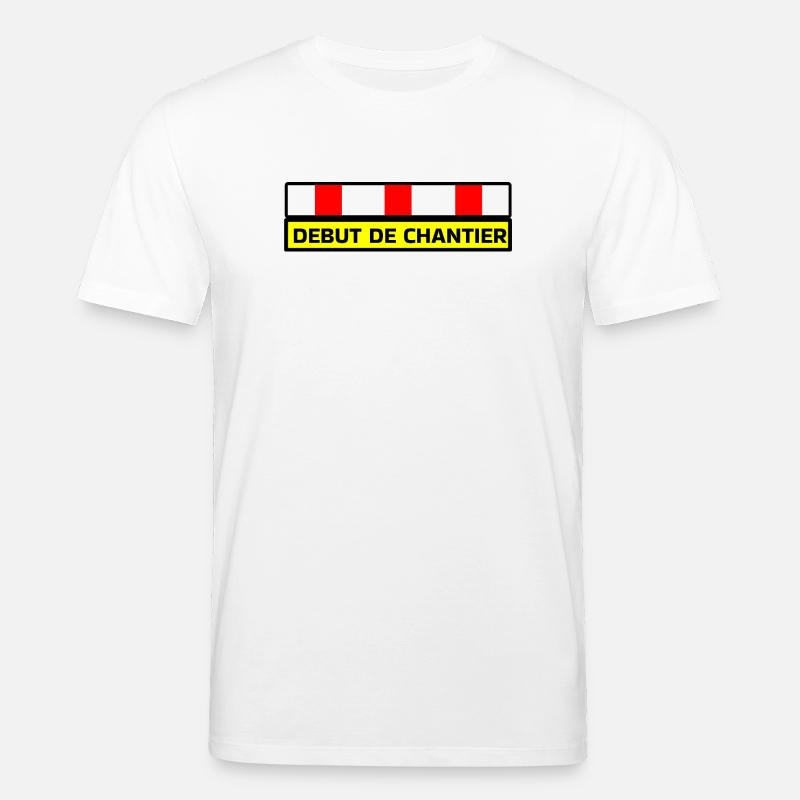 Beginn der Arbeiten - Stanley/Stella Unisex Bio-T-Shirt CREATOR  - Weiß