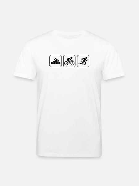 Triathlon Icons Sport - Stanley/Stella CREATOR Unisex Organic T-Shirt - white