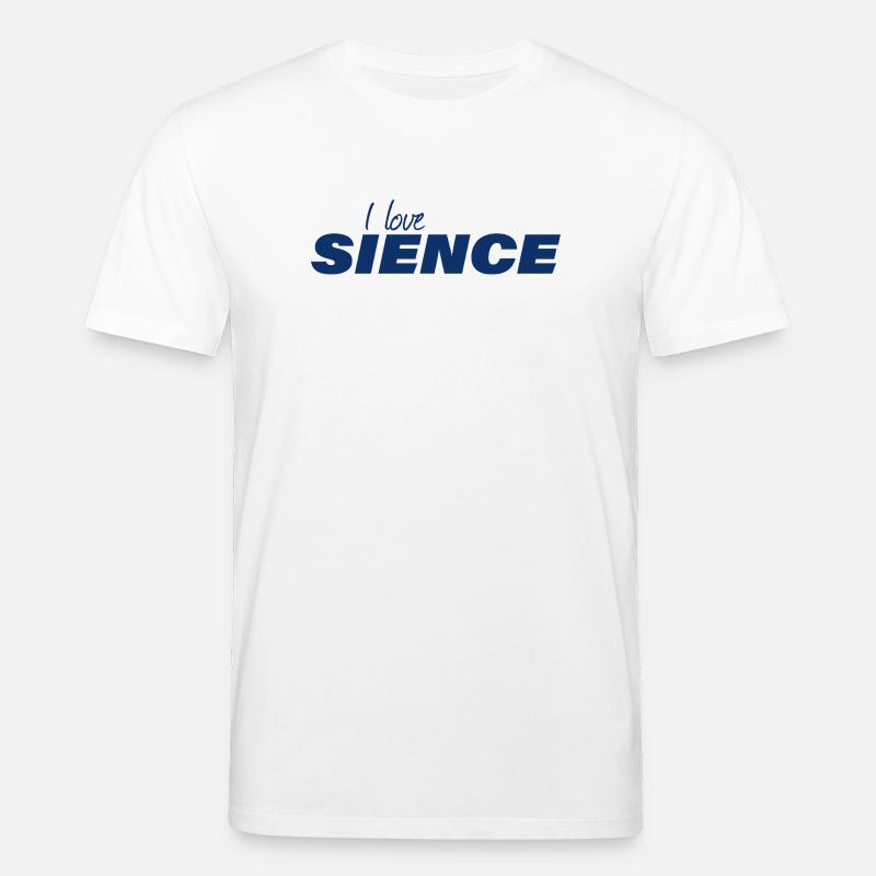 I LOVE SCIENCE - Stanley/Stella Unisex Bio-T-Shirt CREATOR  - Weiß