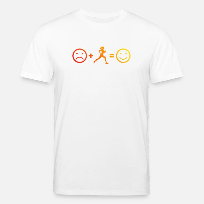 Geschenkidee für eine Running mit Running - Stanley/Stella Unisex Bio-T-Shirt CREATOR  - Weiß