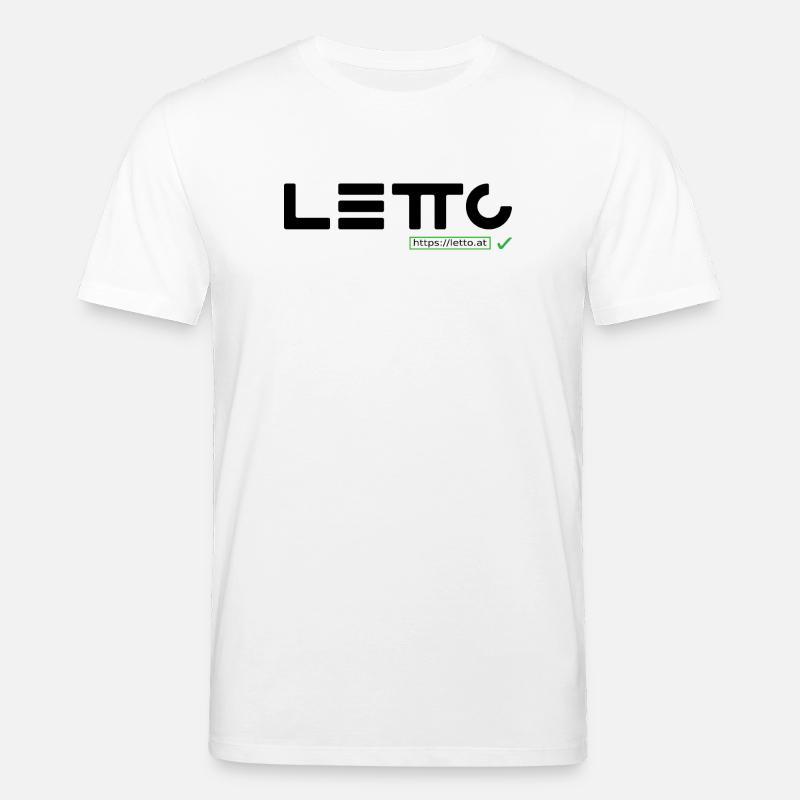 Logo_mit_Hackerl - T-shirt bio CREATOR Stanley/Stella Unisexe - blanc