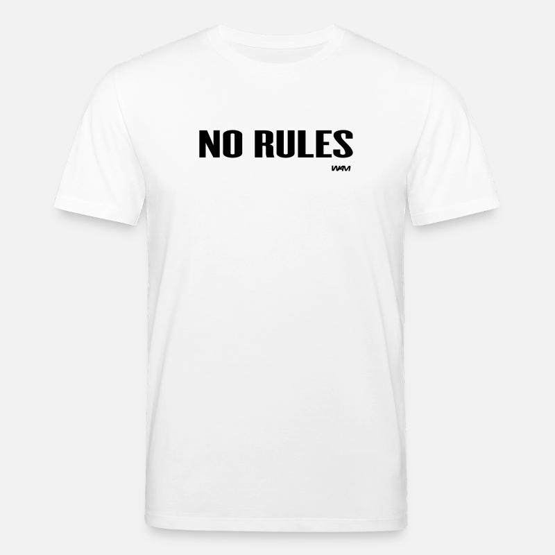 pas de règles - T-shirt bio CREATOR Stanley/Stella Unisexe - blanc