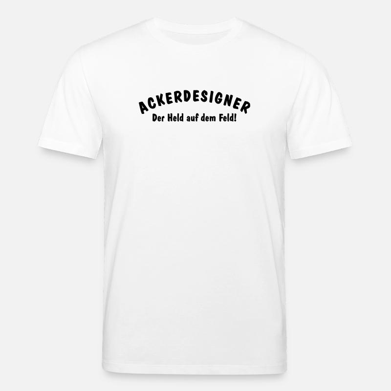 Bauer Landwirt Ackerdesigner Landwirt Held - Stanley/Stella Unisex Bio-T-Shirt CREATOR  - Weiß