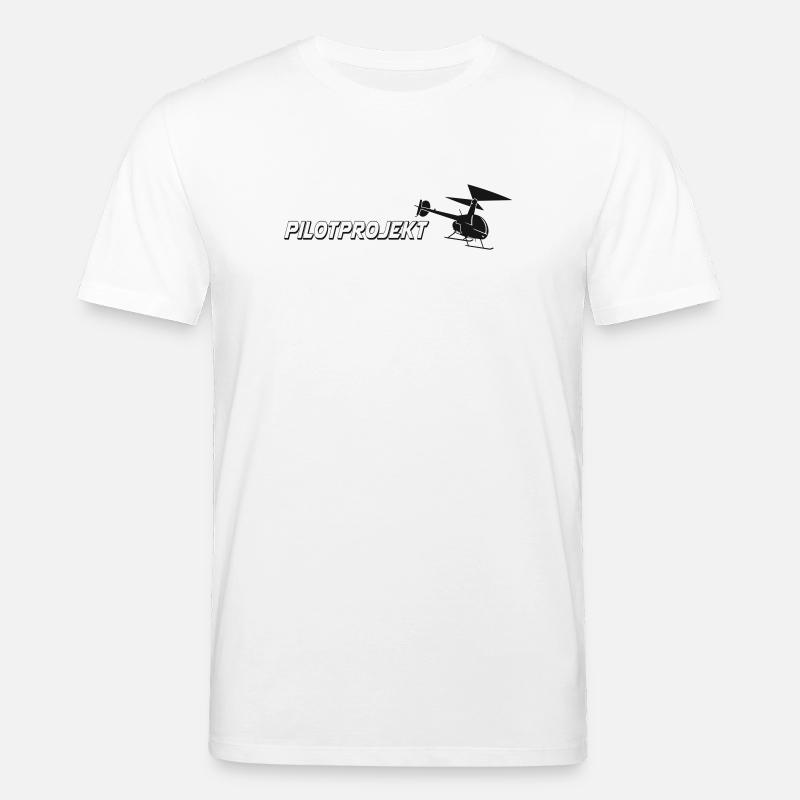 PILOTPROJEKT Hubschrauber - Stanley/Stella Unisex Bio-T-Shirt CREATOR  - Weiß
