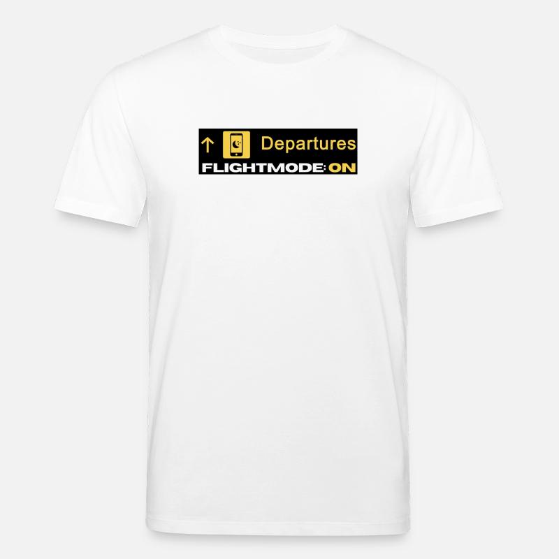 Departures Flightmode On - Flugmodus - Chillen - Stanley/Stella Unisex Bio-T-Shirt CREATOR  - Weiß