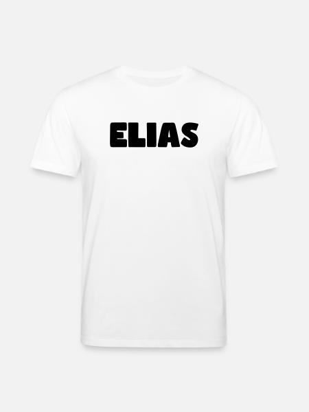 Elias Name - Stanley/Stella CREATOR Unisex Organic T-Shirt - white