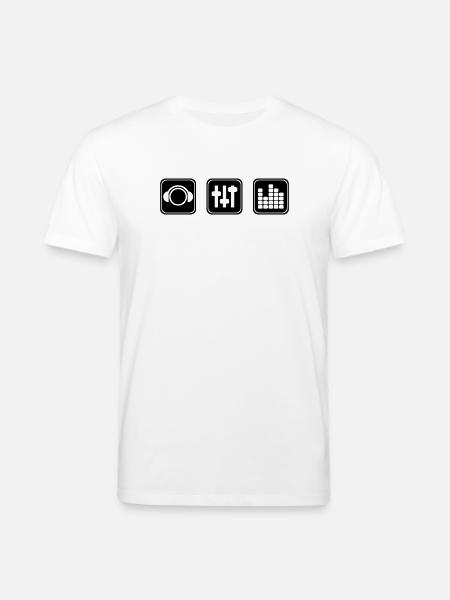Music Symbols 2 - Stanley/Stella CREATOR Unisex Organic T-Shirt - white