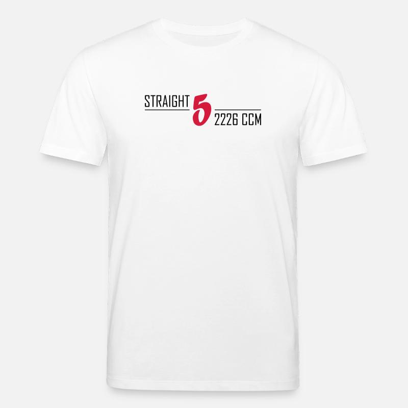 Straight five - Stanley/Stella CREATOR Unisex Organic T-Shirt - white