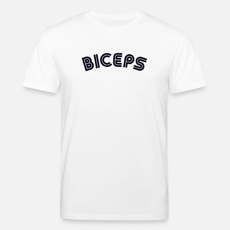 BICEPS Gym Workout Muskeltraining - Stanley/Stella Unisex Bio-T-Shirt CREATOR  - Weiß