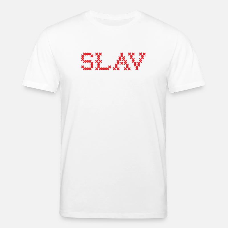 SLAV Slavic Folk Slawisch - Stanley/Stella Unisex Bio-T-Shirt CREATOR  - Weiß
