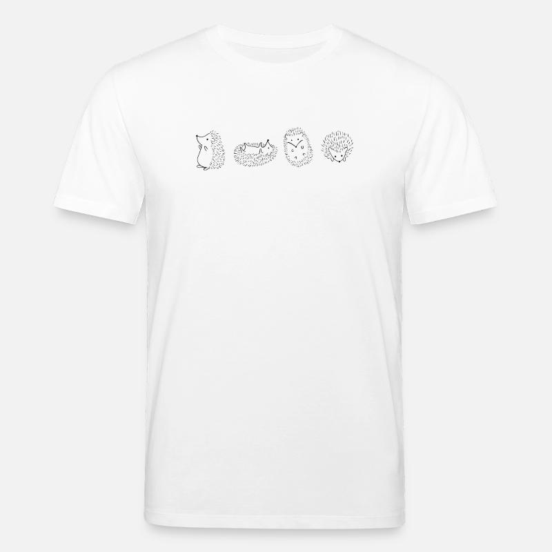 Hérisson hérisson hérisson - T-shirt bio CREATOR Stanley/Stella Unisexe - blanc