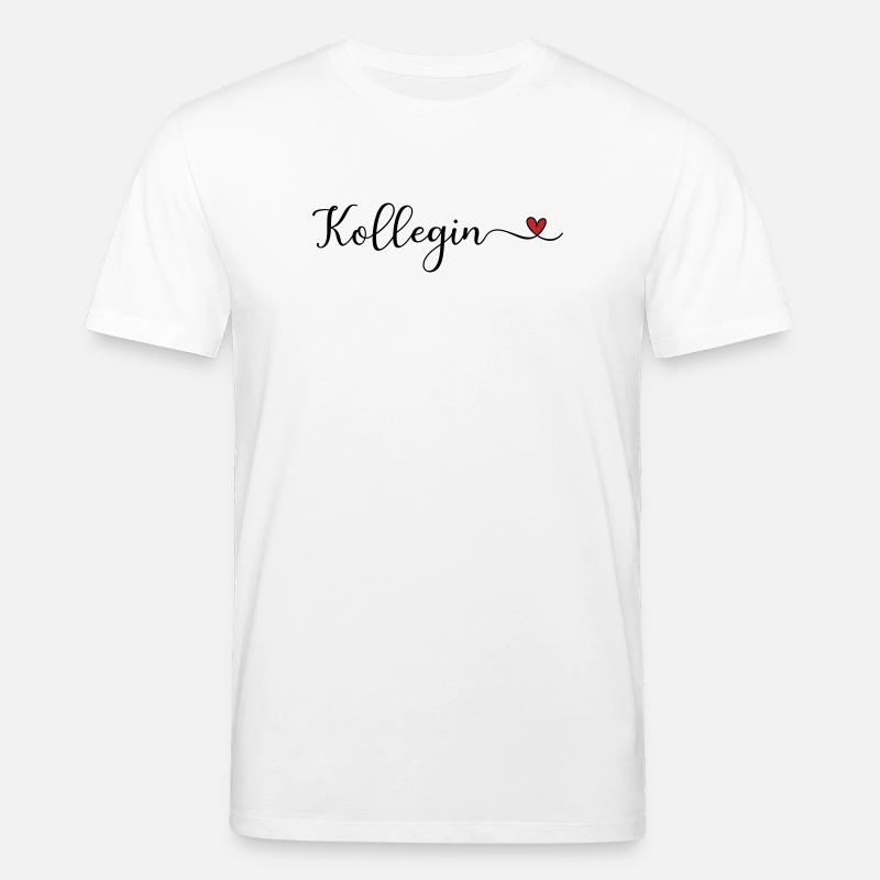 Kollegin mit Herz - Stanley/Stella Unisex Bio-T-Shirt CREATOR  - Weiß