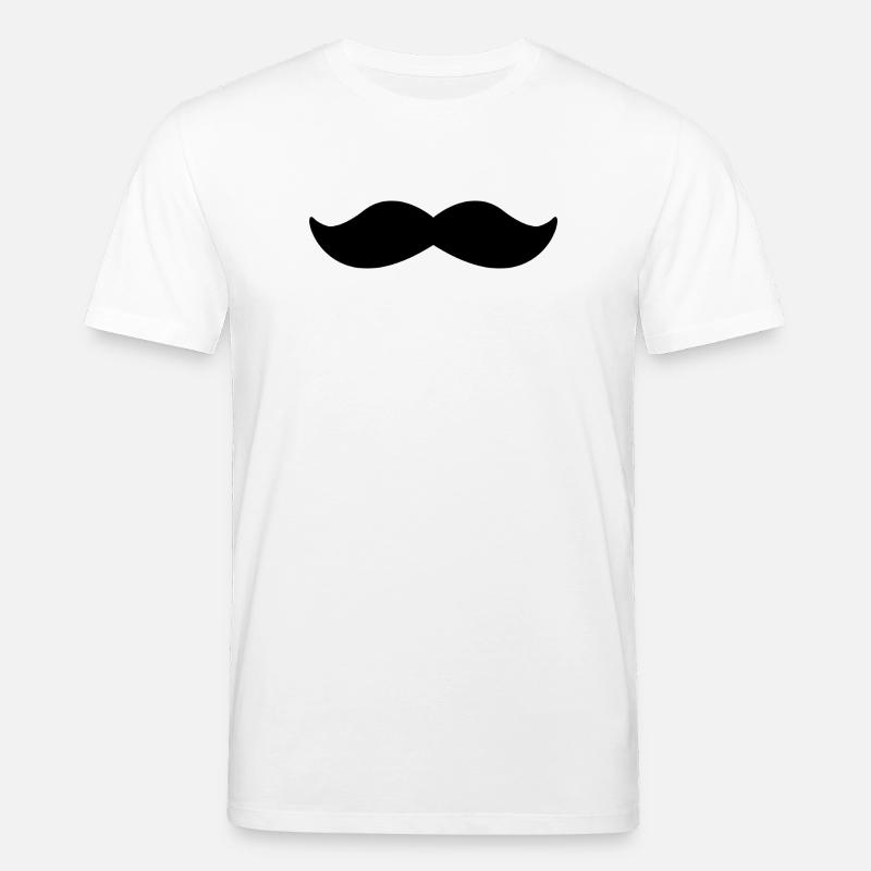Schnurrbart - Stanley/Stella Unisex Bio-T-Shirt CREATOR  - Weiß