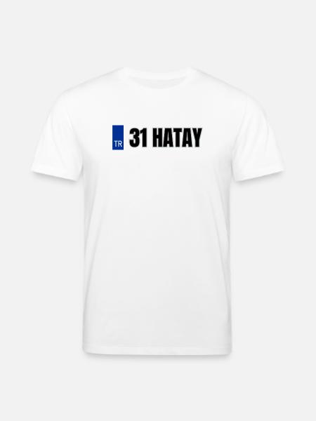 31 Hatay Kennzeichen | Türkisches Kennzeichen - Stanley/Stella Unisex Bio-T-Shirt CREATOR  - Weiß