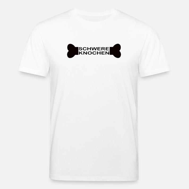 Schwere Knochen schwarz - Stanley/Stella Unisex Bio-T-Shirt CREATOR  - Weiß