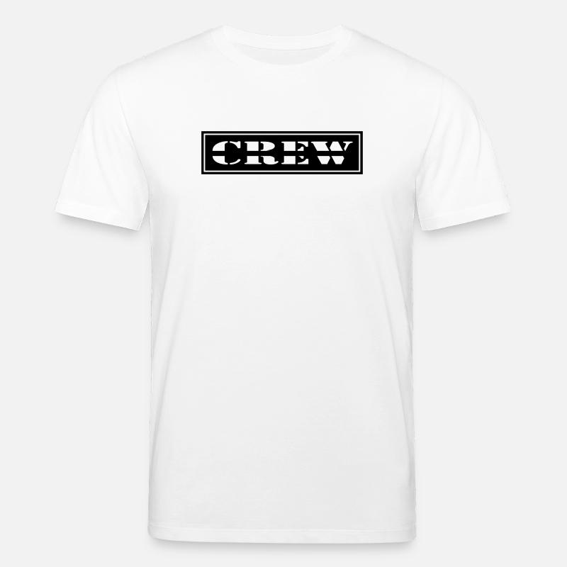 Crew Design im Patch Format - Stanley/Stella Unisex Bio-T-Shirt CREATOR - Weiß