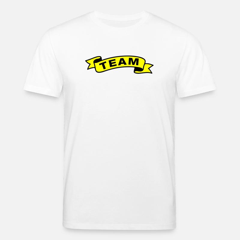 Team Banderole - Stanley/Stella Unisex Bio-T-Shirt CREATOR  - Weiß