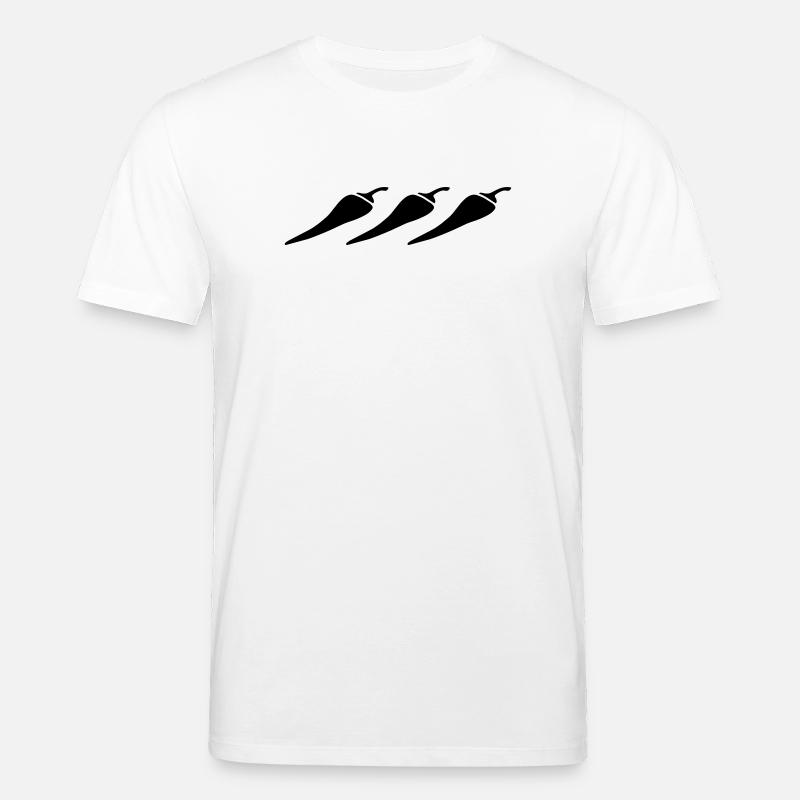 Chilischoten - Stanley/Stella Unisex Bio-T-Shirt CREATOR  - Weiß