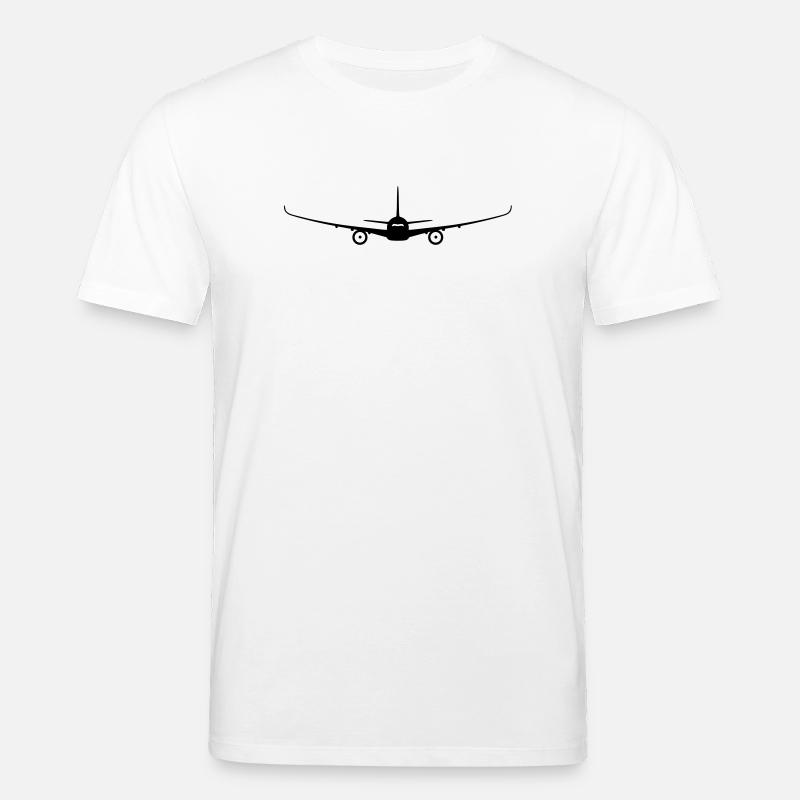 Flugzeug - Stanley/Stella Unisex Bio-T-Shirt CREATOR - Weiß