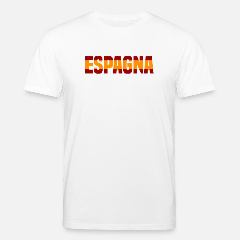 Kontrastreiche Espagna - Stanley/Stella Unisex Bio-T-Shirt CREATOR - Weiß