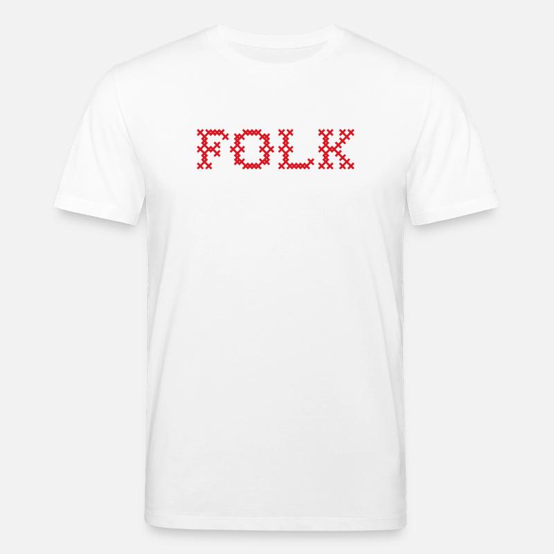 Folklore populaire - T-shirt bio CREATOR Stanley/Stella Unisexe - blanc