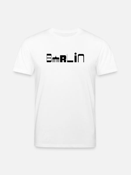Berlin Urban Style – Minimal City Design - Stanley/Stella CREATOR Unisex Organic T-Shirt - white