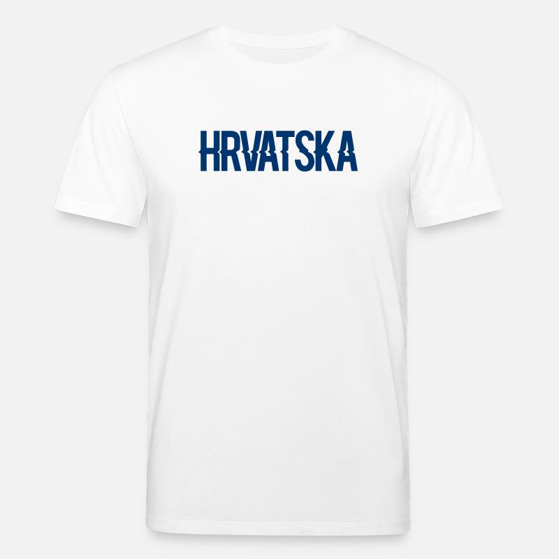 Kroatien Fan Geschenk - Stanley/Stella Unisex Bio-T-Shirt CREATOR  - Weiß